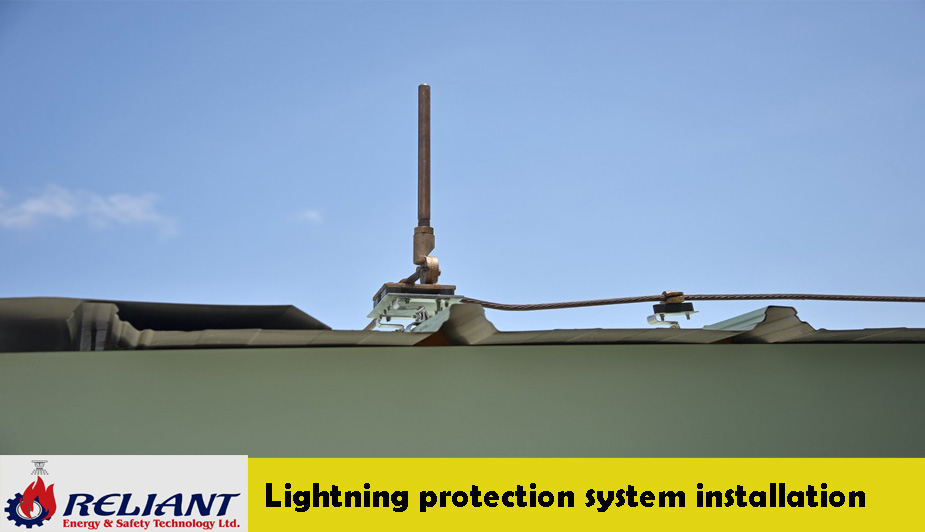 lightning protection system installation