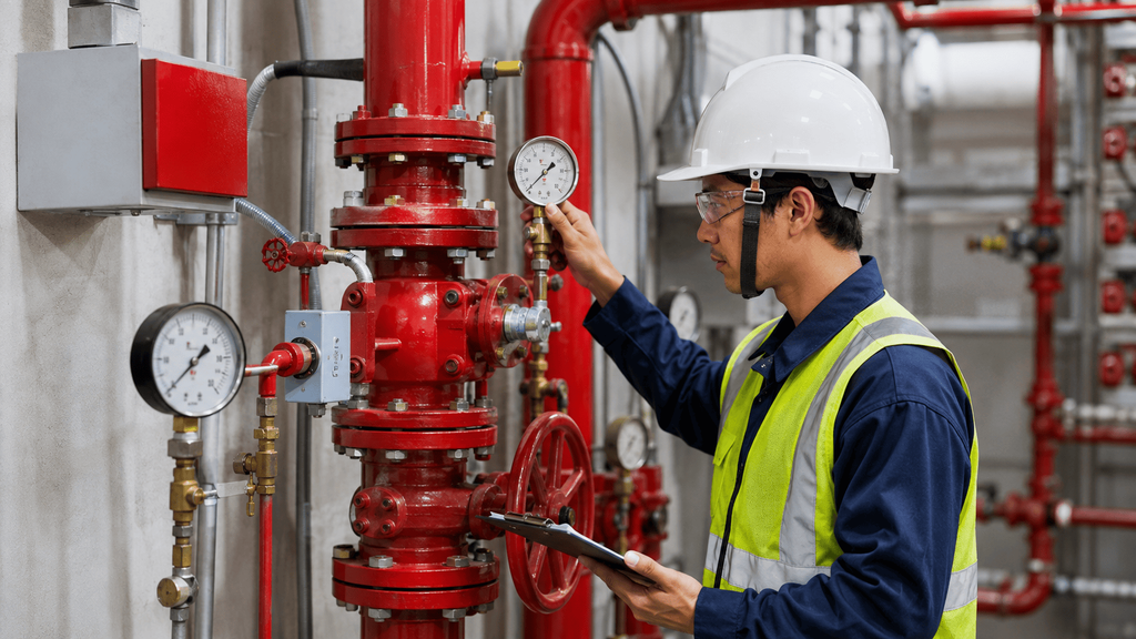 Fire sprinkler inspection and maintenance